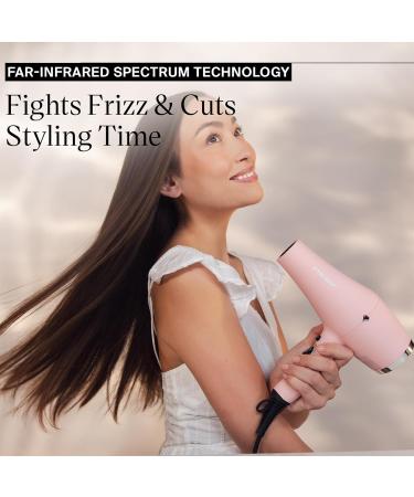 Eva NYC Spectrum Far-Infrared Ceramic Hair Dryer - Smooth Frizz-Free Styling | Ionic Tourmaline Technology & Accessories (Red - Buy Online on GoSupps.com