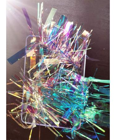 Changar Aurora Glass Paper Nail Sticker Set - 3 Colors Gradient Broken Glass Designs for DIY Nail Art Decoration - Buy Online on GoSupps.com