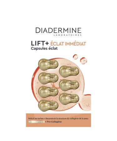 Diadermine Lift+ Anti-Wrinkle Capsules Face and Neck Immediate Radiance 7 x 4ml