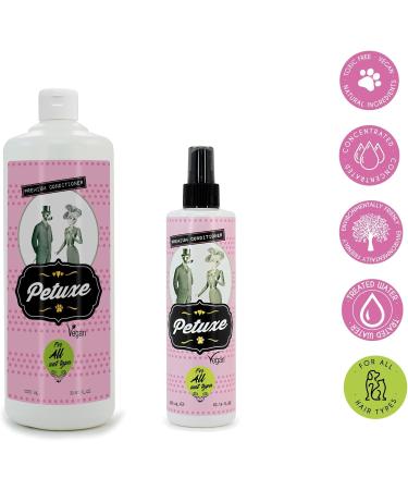 Petuxe Biphasic Conditioner for Pets - Vegan Formula for Dogs & Cats | Moisturizes & Adds Shine | 300ml - Buy Online on GoSupps.com