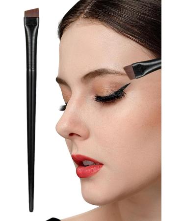 Bitong Brow Brush Thin Eyeliner Brush Flat Eyeliner Brushes for Precision Makeup Application Fine Angled Ultra Thin Slanted Flat Angle - Buy Online on GoSupps.com