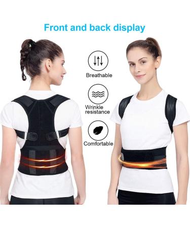 Magnetic Therapy Posture Support | Adjustable Back Straightener for Pain Relief | Humpback Correction Belt for Men & Women (L - Buy Online on GoSupps.com