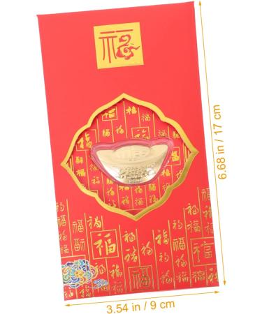 ABOOFAN 8 Pcs Red Envelope Giveaways for Business New Year Red Packet Spring Festival Money Envelopes Red Luck Money Envelope Lunar Year Envelopes Red Wallet Luck Money Bag Paper Mini Gift - Buy Online on GoSupps.com
