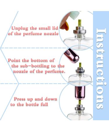 Mini Refillable Perfume Atomizer Spray Bottles - 5ml Travel Size (4 Pack) - Buy Online on GoSupps.com