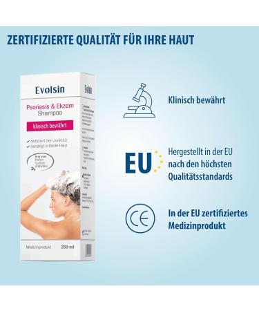 Evolsin Eczema & Psoriasis Shampoo | Cortisone-Free Treatment for Scalp & Body Neurodermatitis - Buy Online on GoSupps.com