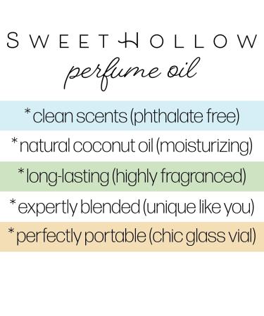 SweetHollow Gardenia Blossom Perfume Oil Made with Coconut Oil Infused with Essential Oils Long Lasting Highly Fragrant Floral Scented with Jasmine and Tuberose - Buy Online on GoSupps.com