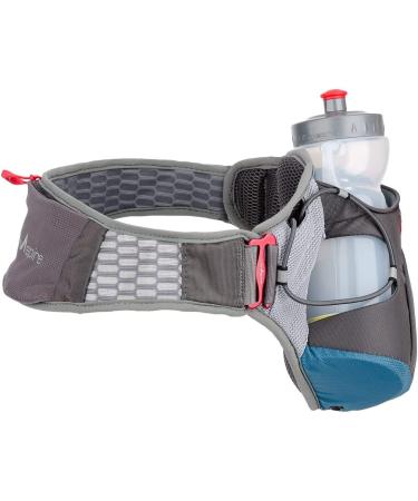 Ultraspire Nerve Hydration Trail Running Waist Belt Pack with 20 oz Bottle - Gray/Blue (XS) - Buy Online on GoSupps.com