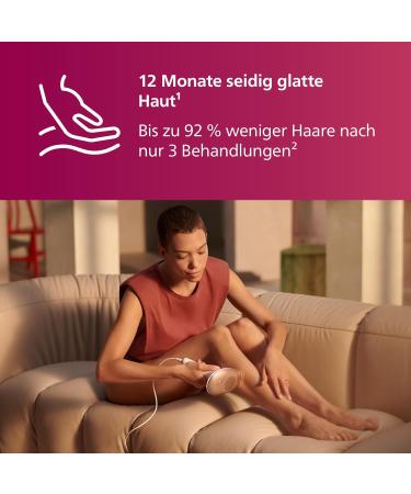 Philips Lumea IPL Hair Removal Device 7000 Series - Model Bri921/00 with Satin Compact Trimmer & 2 Attachments for Body & Face - International Shipping Available - Buy Online on GoSupps.com