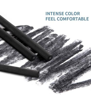 Vine Charcoal & Willow Charcoal Pencils Set for Artists Drawing - 48 PCS - Buy Online on GoSupps.com