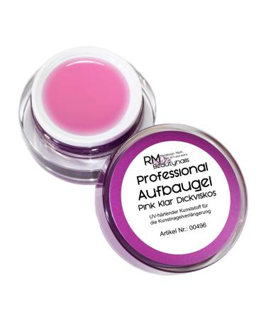 Professional builder UV-LED gel pink clear thick viscosity builder nail gel 1x 30ml (1 pack)