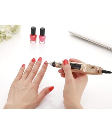 Miss Sweet Electric Nail Drill - Gold Nail File for Regular Polish & Acrylic Nails - Buy Online on GoSupps.com