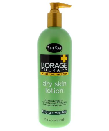 ShiKai - Borage Therapy Dry Skin Lotion  Plant-Based Soothing & Moisturizing Relief For Dry  Irritated & Itchy Skin  Non-Greasy  Sensitive Skin Friendly (Original Unscented  16 Ounces) Unscented Original Formula 16.23 Fl...