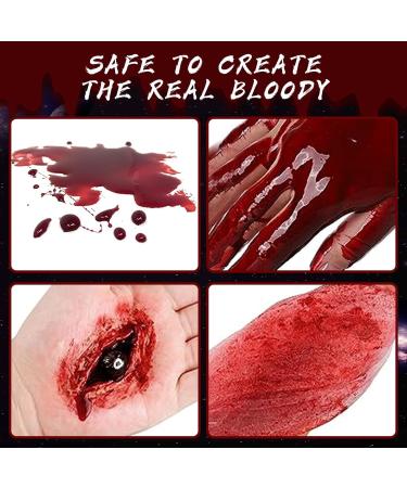 Shop Halloween Fake Blood Makeup Spray | Zombie Vampire & Clown Costume FX Red Blood Splatter - Buy Online on GoSupps.com