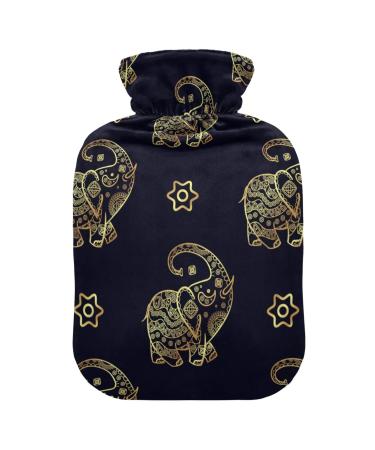 Hot water bottles with cover elephant hot water bag for pain relief headaches hot pack 2 liters