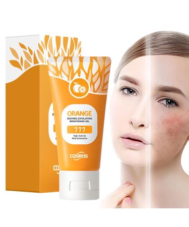 50g Orange Whitening Gel Facial Scrub Natural Orange Gel Gently Exfoliates Cleansing Moisturizing Facial Relieving Oily Skin