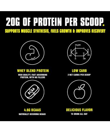 Animal 100% Whey Protein Powder - Chocolate Fudge 4 lb - Pre/Post-Workout Recovery Blend with Low Sugar - 100% Whey Protein for Anytime Boost - Buy Online on GoSupps.com