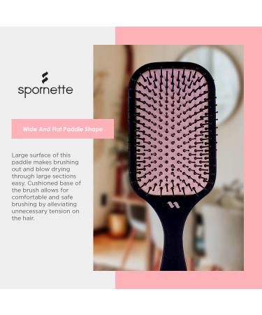 Spornette Pink Ion Fusion Paddle Brush 472 - Nylon Paddle Brush - Buy Online on GoSupps.com