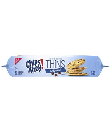 CHIPS AHOY! Thins Original Chocolate Chip Cookies - 7 oz. Resealable Pack - Buy Online on GoSupps.com