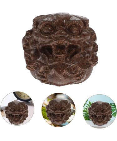 Magiclulu 3-St Wenwan Handle Automotive Art | Retro Wooden Animal Carvings | Unique Desk Decoration & Joyful Ornaments - Buy Online on GoSupps.com