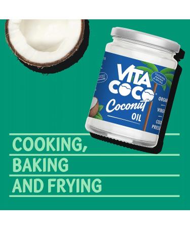 Vita Coco Organic Coconut Oil Extra Virgin Cold Pressed Keto Gluten Free Use as Cooking Oil Skin Moisturiser or Hair Shampoo 500 ml (Pack of 2) - Buy Online on GoSupps.com