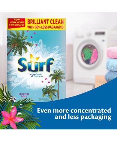 Surf Coconut Bliss Laundry Powder 2.25 kg - Gentle Coconut Scent - 1 Pack - Buy Online on GoSupps.com