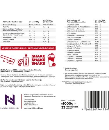 Wheymazing Whey Protein Isolate 1kg - Vanilla Ice Cream | Premium Quality | Heavenly Taste | NF24 Protective Powder - Buy Online on GoSupps.com