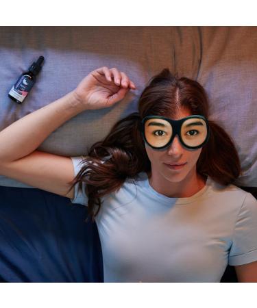 Open-Eyed Funny Sleep Mask | Soft Breathable Eye Mask for Sleeping | Adjustable Head Strap for Travel and Rest - Buy Online on GoSupps.com