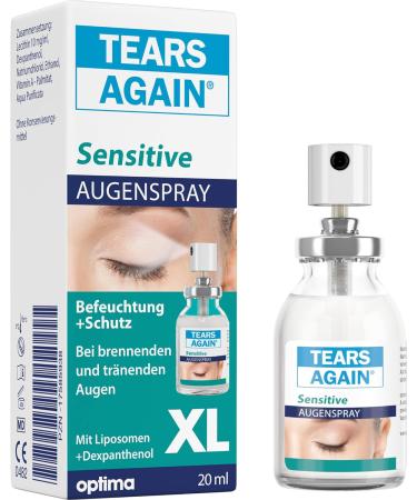 TEARS AGAIN Sensitive XL Eye Spray 20ml for Burning & Watery Eyes | Fast International Shipping - Buy Online on GoSupps.com