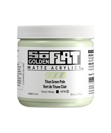 Golden : SoFlat : Matte Acrylic Paint : 473ml : Titan Green Pale
