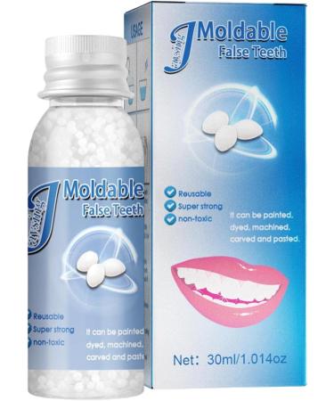 BAOK Provisional Denture Kit - 2 PCs for Self-Confident Smiles | Thermal Adaptation Beads & False Teeth Solution - Buy Online on GoSupps.com