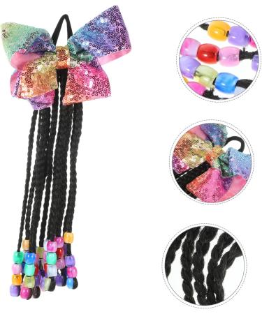 CORHAD Ponytail Beads and Dreadlocks Women Braided Hair Extensions Braiding Hair Braids Hair Extension Bowknot Beaded Ponytail Hair Extensions Ponytail Synthetic Hairpiece Braided Wig 29.00X16.00X5.00CM As Shown 03 - Buy Online on GoSupps.com