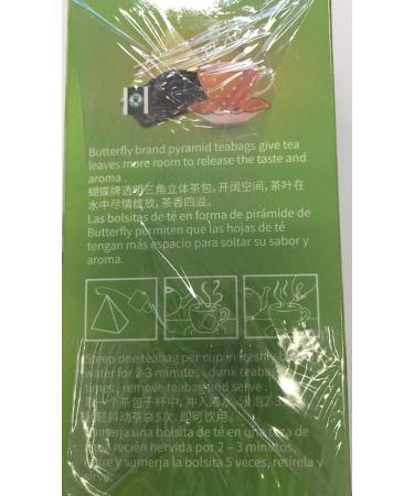 Fujian Butterfly Green Tea Leaves 2gx20 Pyramid Bags - Buy Online on GoSupps.com