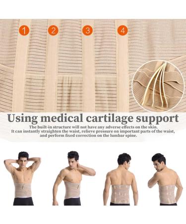 Back Support Belt - Lumbar Belt for Men & Women Pain Relief & Posture Correction XL Extended Design - Buy Online on GoSupps.com