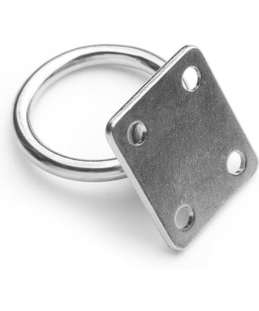Buy Lyaor 6-Piece 304 Stainless Steel Augtplatte with M5 Eyelet Bracket - Durable 48kg Wall Hook for Hammocks Boxing Bags and Yoga Ropes | International Shipping - Buy Online on GoSupps.com