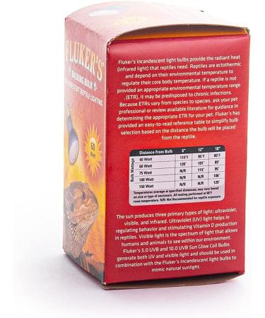 Fluker's 60 Watt Basking Spotlight Bulb for Reptiles | High-Quality Heat and Light Source - Buy Online on GoSupps.com