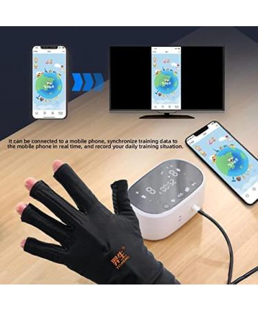 Upgraded Rehabilitation Robot Gloves Automatic Finger Rehab Training Orthotics Finger Trainer for Adults/Teenager Intensity Can Be Adjusted Mobile Phone Can Record Data Synchronously LefthandXL  - Buy Online on GoSupps.com
