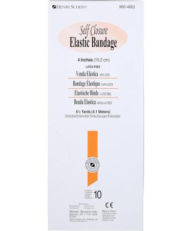 Self Closure Elastic Bandage with Velcro | 4 x 4.5 Yards | Tan | Non-Sterile | Box of 10 for International Shipping - Buy Online on GoSupps.com