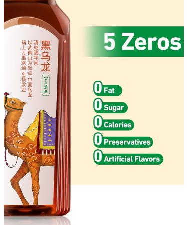 ORIENTAL LEAF Unsweetened Iced Tea Bottled Black Oolong Tea 500 ml bottles 15 Pack Bottled Iced Tea Drinks Sugar Free 0 Calories unsweet black oolong - Buy Online on GoSupps.com