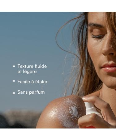 Laboratoires de Biarritz - Cr me Solaire en Spray - SPF50+ - Certifi e Bio - Visage et Corps - B b Enfant et Adulte - Texture Fluide et L g re - 100 ml - Fabriqu en France SPF50+ (nouvelle version) 100 ml (Lot de 1) - Buy Online on GoSupps.com