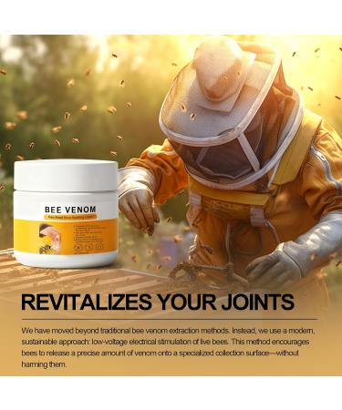 Creme Venin D'Abeille Cr Me Avec Venin D Abeille Et Curcuma Gel Hydratant Et Doux Pour Le Cou Le Dos La Taille Et Les Mains Cr Me De Soin Quotidienne - Buy Online on GoSupps.com