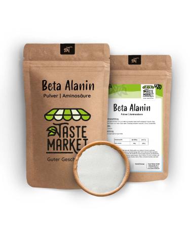 2 x 500 g Beta Alanine | pure powder without additives | 99% purity | Beta Alanine amino acid | Workout booster 1 kg