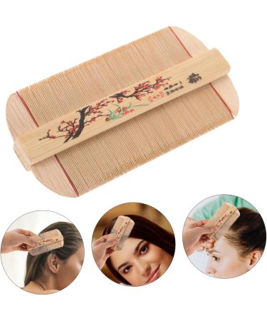 Peigne en bois dents ultradenses double face pour toilettage chiens chats peigne d m lant et anti-poux massage doux du cuir chevelu brosse pellicules artisanale traditionnelle - Buy Online on GoSupps.com