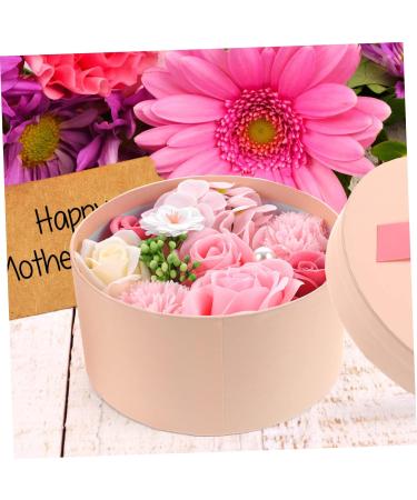 Amosfun props plant indoor artificial plants Mother's Day Simulation soap Rose Box soap rose preserved flower faux plant flowers artificial Simulated soap Ornaments ornaments roses 16.2X16.2X8.2CM Pink - Buy Online on GoSupps.com