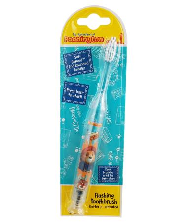 Paddington Bear Children's Flashing Battery Powered Toothbrush - 2 Minute Timer Multi