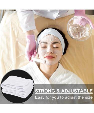 Whaline Spa Facial Headband Set â€“ Adjustable Terry Cloth Makeup Wraps (3 Pcs: White, Purple, Dark Purple) for Face Washing & Showers - Buy Online on GoSupps.com