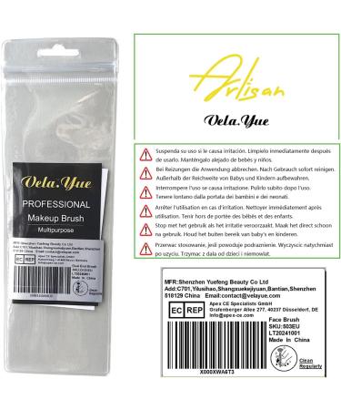 Vela.Yue Liquid Foundation Makeup Brush Perfecting Face Cream Crease Blending Buffing Make Up Applicator Concave Shape - Buy Online on GoSupps.com