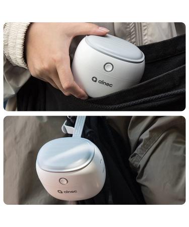 ALNEC White Retainer Case UVC Sanitizer for Invisalign, Dentures, Night Guards & Braces - Buy Online on GoSupps.com