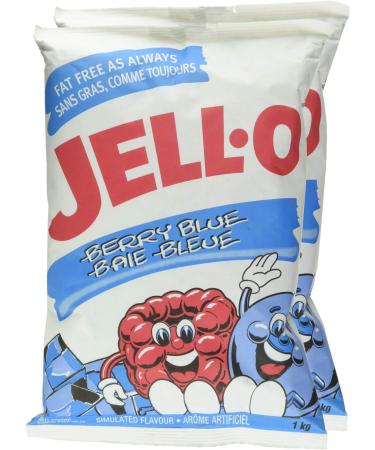 Jell-O Berry Blue Gelatin 1kg (2 Count) - Buy Online on GoSupps.com