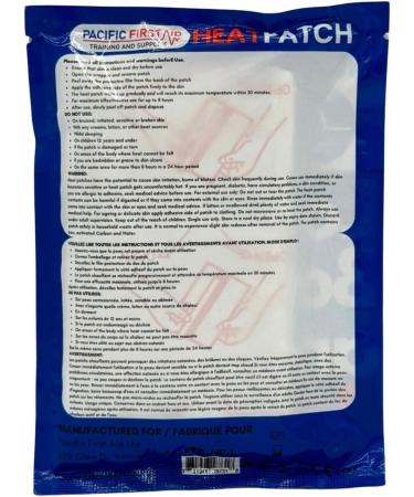 PFA Back Heat Patch - 6 Pack for Back Pain Relief Hot Compress Pack for Lower Back Pain & Single-Use Hot Packs for Pain Relief - Buy Online on GoSupps.com