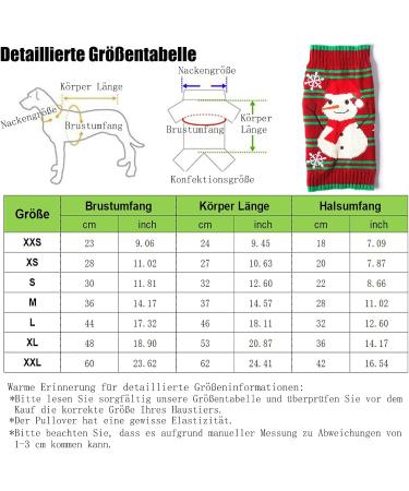 Hrttsy Christmas Dog Sweater | Warm Winter Pullover for Small & Medium Dogs | Striped Snowman Pet Costume - Buy Online on GoSupps.com